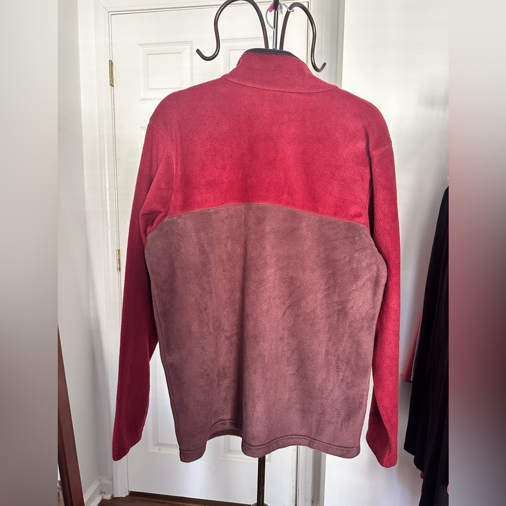 COLUMBIA MEN SNAP SWEATER FLEECE MEDIUM - Picture 6 of 6